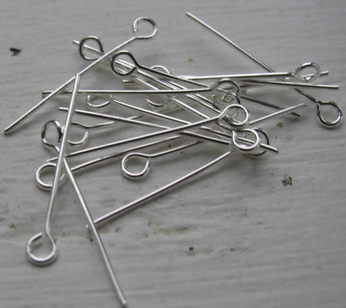 Ögelpinnar Silverfärgade - 25 mm, 125-pack Grekisk Metall