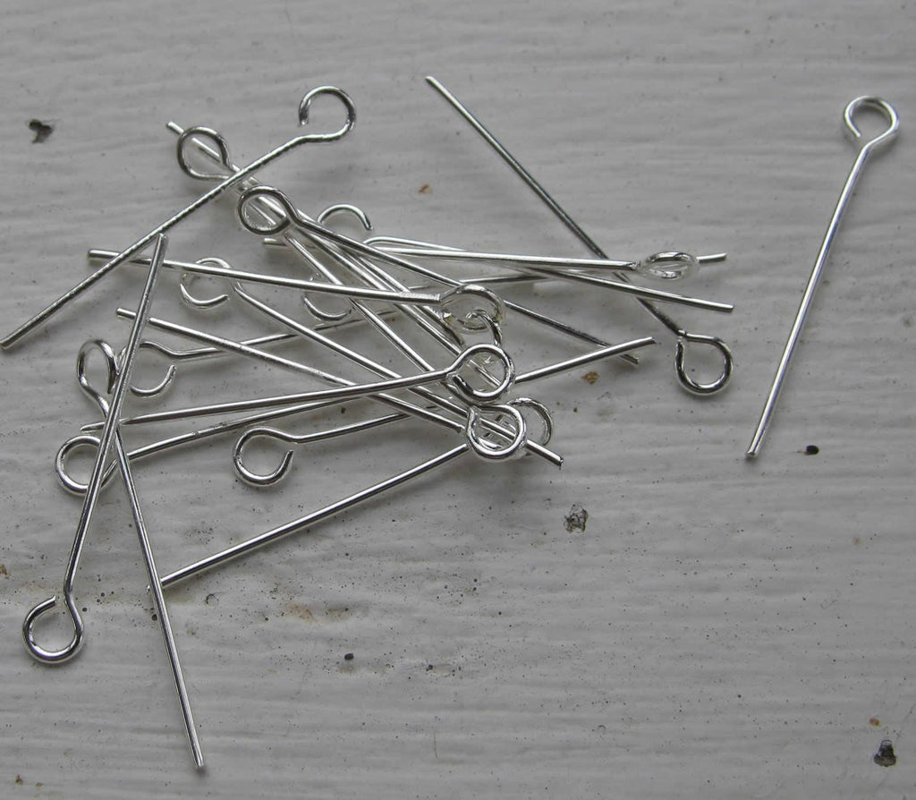 Ögelpinnar Silverfärgade - 25 mm, 125-pack Grekisk Metall
