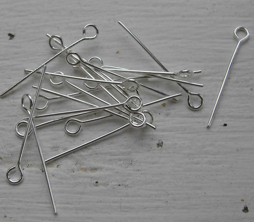 Ögelpinnar Silverfärgade - 25 mm, 125-pack Grekisk Metall