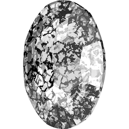 Swarovski Crystals Big Fancy Oval (4127) - Crystal Black Patina 30x22 mm, 1 styck Swarovski