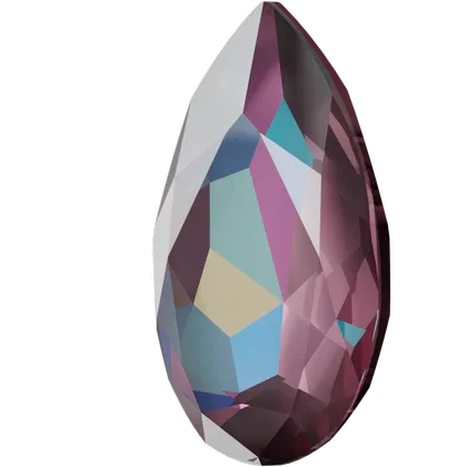 Swarovski Crystals Large Pear Fancy Stone (4327) - Burgundy Delite 30x20 mm, 1 styck Swarovski
