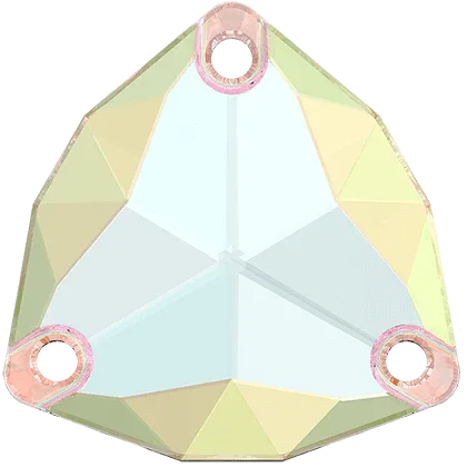 Swarovski Crystals Trilliant Sew-on Stone (3272) - Crystal AB 20 mm, 1 styck Swarovski
