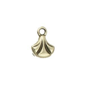 Cymbal Element - Padanassa Antique Brass Plated 2-pack Beadsmith