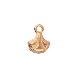 Cymbal Element - Padanassa Rose Gold Plated 2-pack Beadsmith