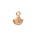 Cymbal Element - Padanassa Rose Gold Plated 2-pack Beadsmith