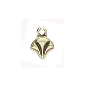 Cymbal Element - Modestos Antique Brass Plated 2-pack Beadsmith