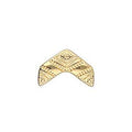 Cymbal Element - Koudouro 24K Gold Plated 2-pack Beadsmith