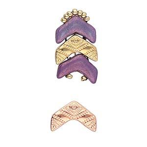Cymbal Element - Koudouro Rose Gold Plated 2-pack Beadsmith