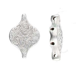 Cymbal Element - Liotrivi Antique Silver plated 2-pack Beadsmith