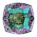 Swarovski Crystals Mystic Square Fancy Stone (4460) - Crystal Paradise Shine 14mm, 1 styck Swarovski