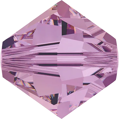 Swarovski Crystals Bicone (5328) - Lilac Shadow 4mm, 10-pack Swarovski