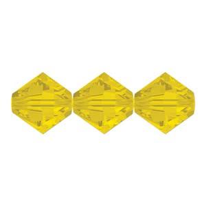 Swarovski crystals Bicone (5328) - Yellow Opal 3mm, 10-pack Swarovski