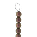 Tjeckiska Druk (Runda) - Polychrome Copper Ombre 3mm, 1 sträng Hilmas Pyssel