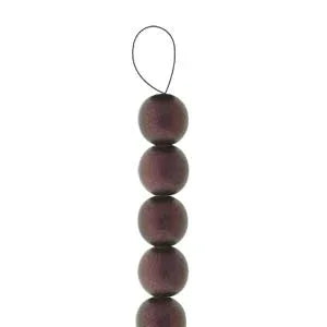 Tjeckiska Druk (Runda) - Polychrome Purple Bronze 3mm Hilmas Pyssel