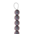 Tjeckiska Druk (Runda) - Polychrome Deep Purple 3mm, 1 sträng Hilmas Pyssel