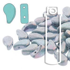 Paisley Duo - Chalk Blue Luster 8x5mm 22 gram Hilmas Pyssel