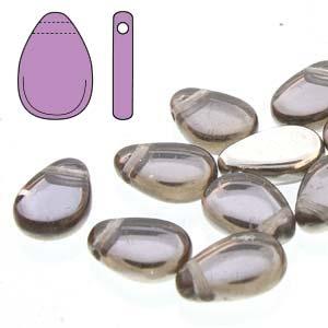 Teardrop - Backlit Periwinkle 9x11mm 1 sträng Hilmas Pyssel