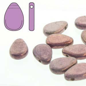 Teardrop - Vega Purple 9x11mm, 1 sträng Hilmas Pyssel