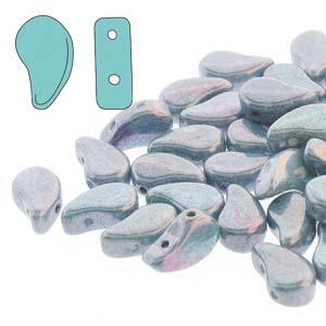 Paisley Duo - Chalk Blue Luster 8x5mm 10gram Hilmas Pyssel