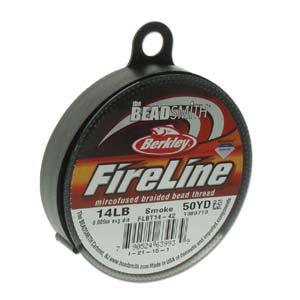 FireLine 14lb - Smoke 50 YD Beadsmith