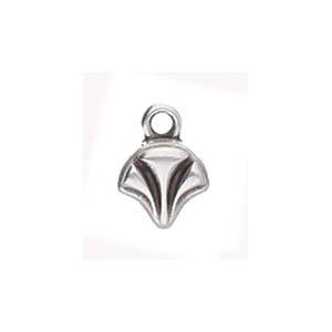 Cymbal Element - Modestos Antique Silver Plated 2-pack Beadsmith