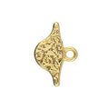 Cymbal Element - Aosa 24K Gold Plated 2-pack Beadsmith