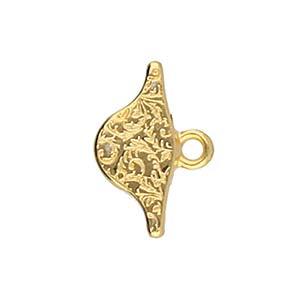 Cymbal Element - Aosa 24K Gold Plated 2-pack Beadsmith