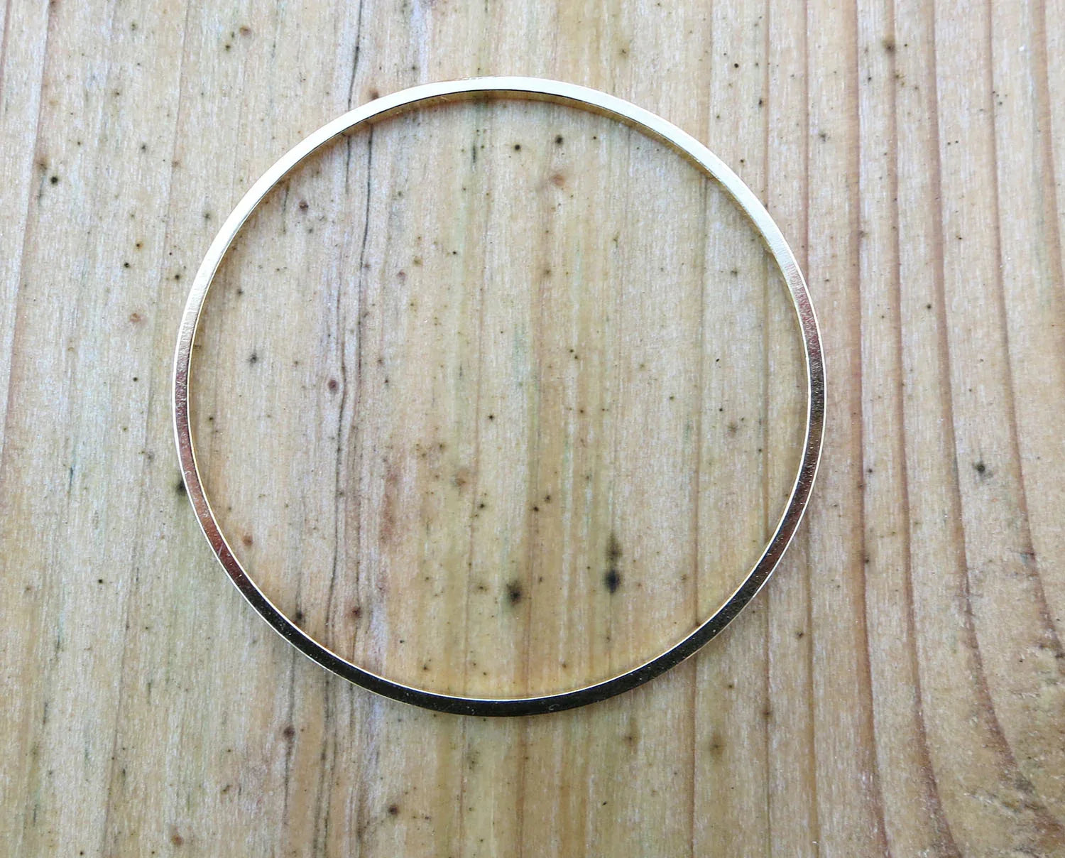 Cirkel Guldfärgad - 35mm 1 styck Grekisk Metall