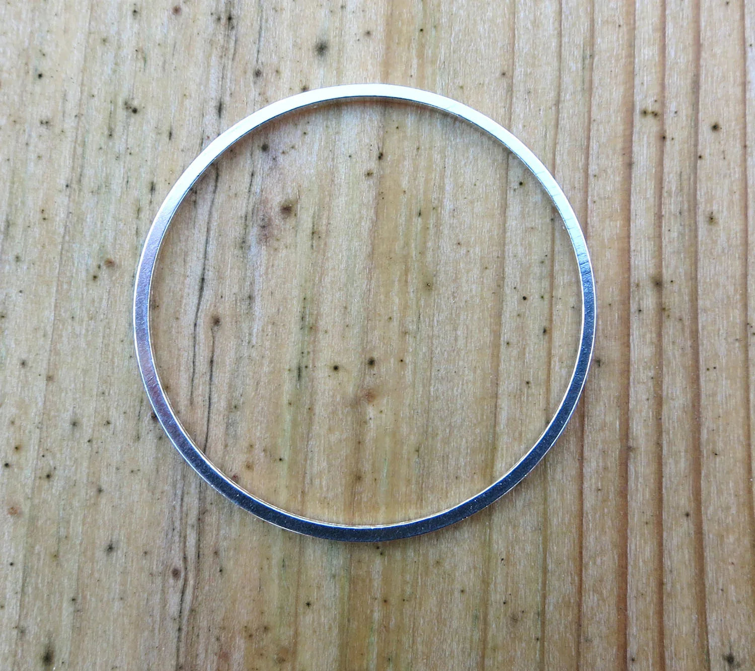 Cirkel Silverpläterad - 30 mm 1 styck Grekisk Metall