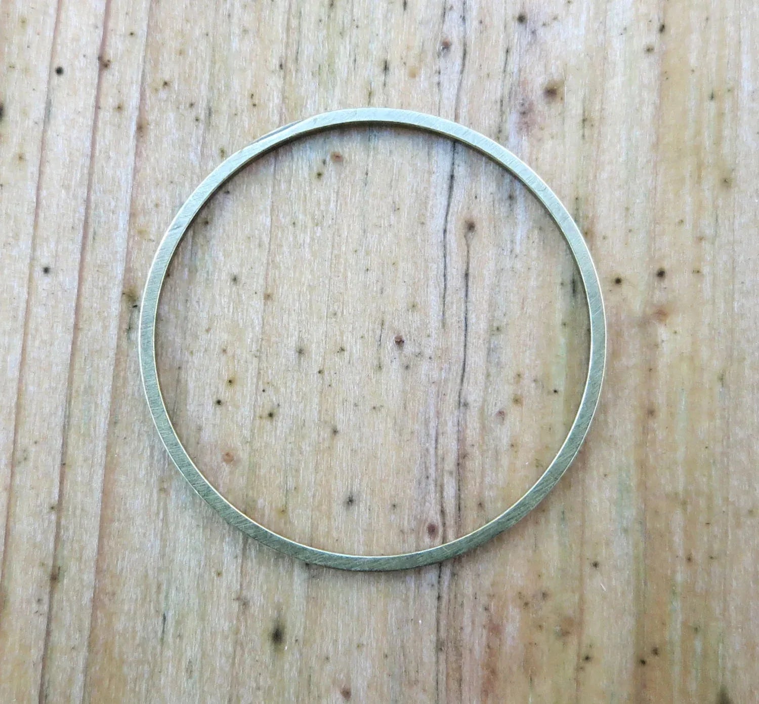 Cirkel Bronsfärgad - 25 mm 1 styck Grekisk Metall