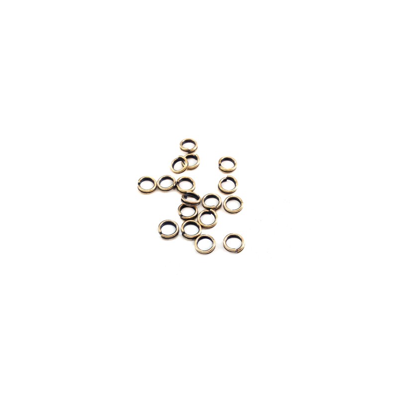 Motringar - Bronsfärgade 5mm 20-pack Grekisk Metall