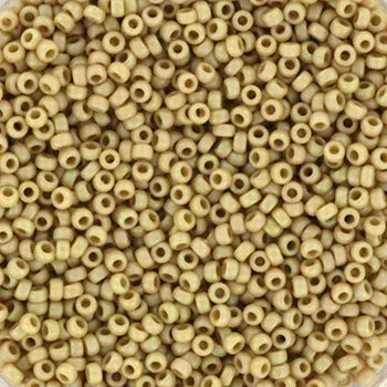 Miyuki Seed Beads - Opaque Glazed Frosted Moth Wing 15/0, 10 gram Miyuki