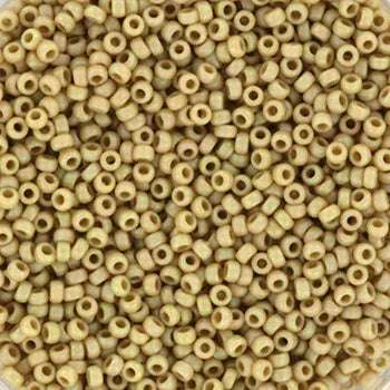 Miyuki Seed Beads - Opaque Glazed Frosted Moth Wing 15/0, 10 gram Miyuki
