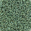 Miyuki Seed Beads - Opaque Glazed Rainbow Celadon 15/0, 10 gram Miyuki