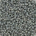 Miyuki Seed Beads - Opaque Glazed Rainbow Cadet Grey 15/0, 10 gram Miyuki