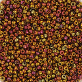 Miyuki Seed Beads - Transparent Iris Tea Gold 15/0, 10 gram Miyuki