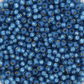 Miyuki Seed Beads - Silverlined Dyed Alabaster Denim Blue 11/0, 10 Gram Miyuki