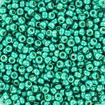 Miyuki Seed Beads - Duracoat Galvanized Dark Aqua Green 11/0, 10 gram Miyuki