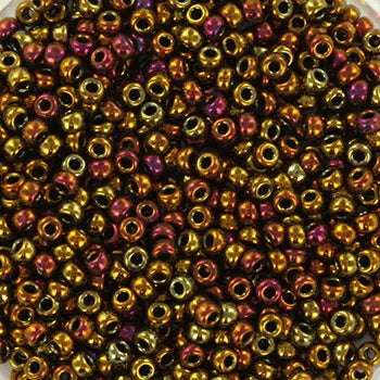 Miyuki Seed Beads - Metallic Gold Iris 11/0, 10 gram Miyuki