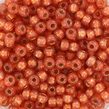 Miyuki Seed Beads - Duracoat Silverlined Rose Gold 8/0, 10 gram Miyuki