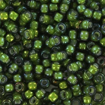 Miyuki Seed Beads - Fancy Lined Soft Chartreuse Green 8/0 Miyuki
