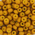 Miyuki Seed Beads - Opaque Matte Mustard 6/0, 10 gram Miyuki