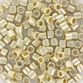 Miyuki Delica - Duracoat Galvanized Silver 8/0, 5 gram Miyuki