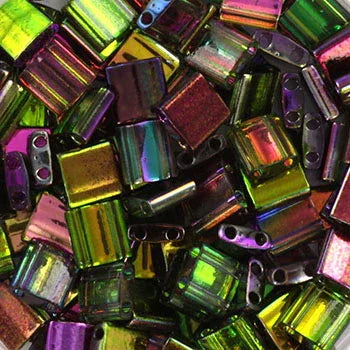 Miyuki Tila - Czech Coating Magic Orchid 5mm, 5 gram Miyuki