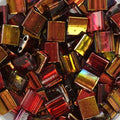 Miyuki Tila - Czech Coating Magic Wine 5mm, 5 gram Miyuki