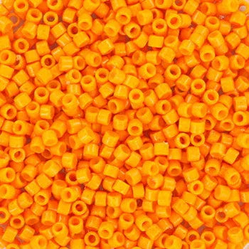 Miyuki Delica - Duracoat Opaque Dyed Kumquat 11/0, 5 gram Miyuki
