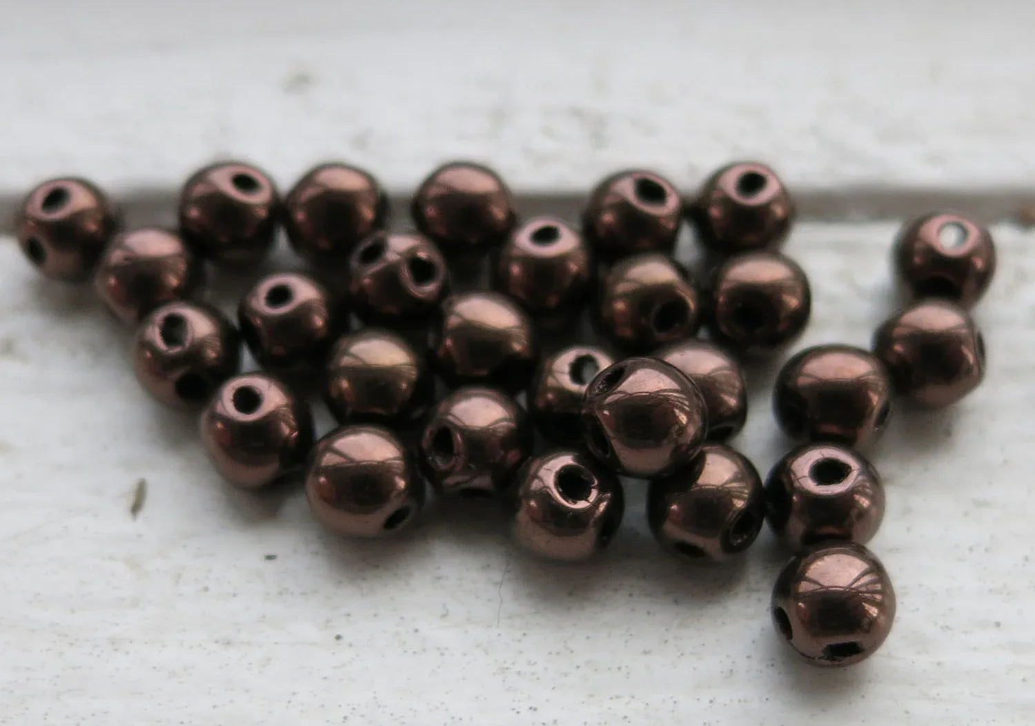 RoundDuo® Mini - Jet Bronze 4mm, 50-pack Hilmas Pyssel