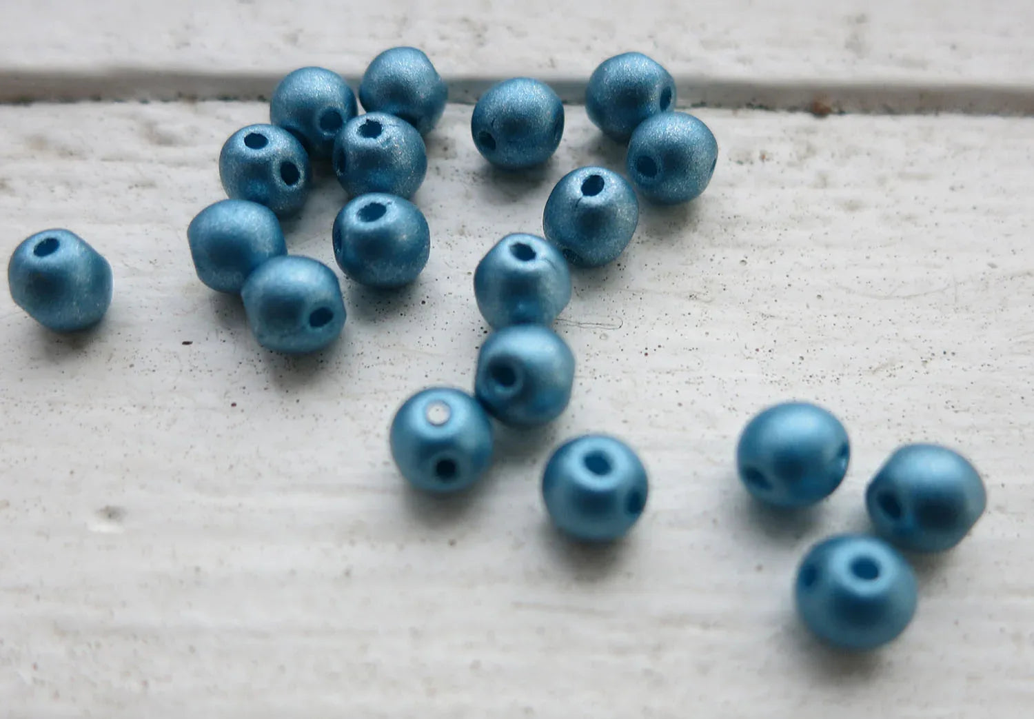 RoundDuo® Mini - Metallic Aqua 4mm, 50-pack Hilmas Pyssel