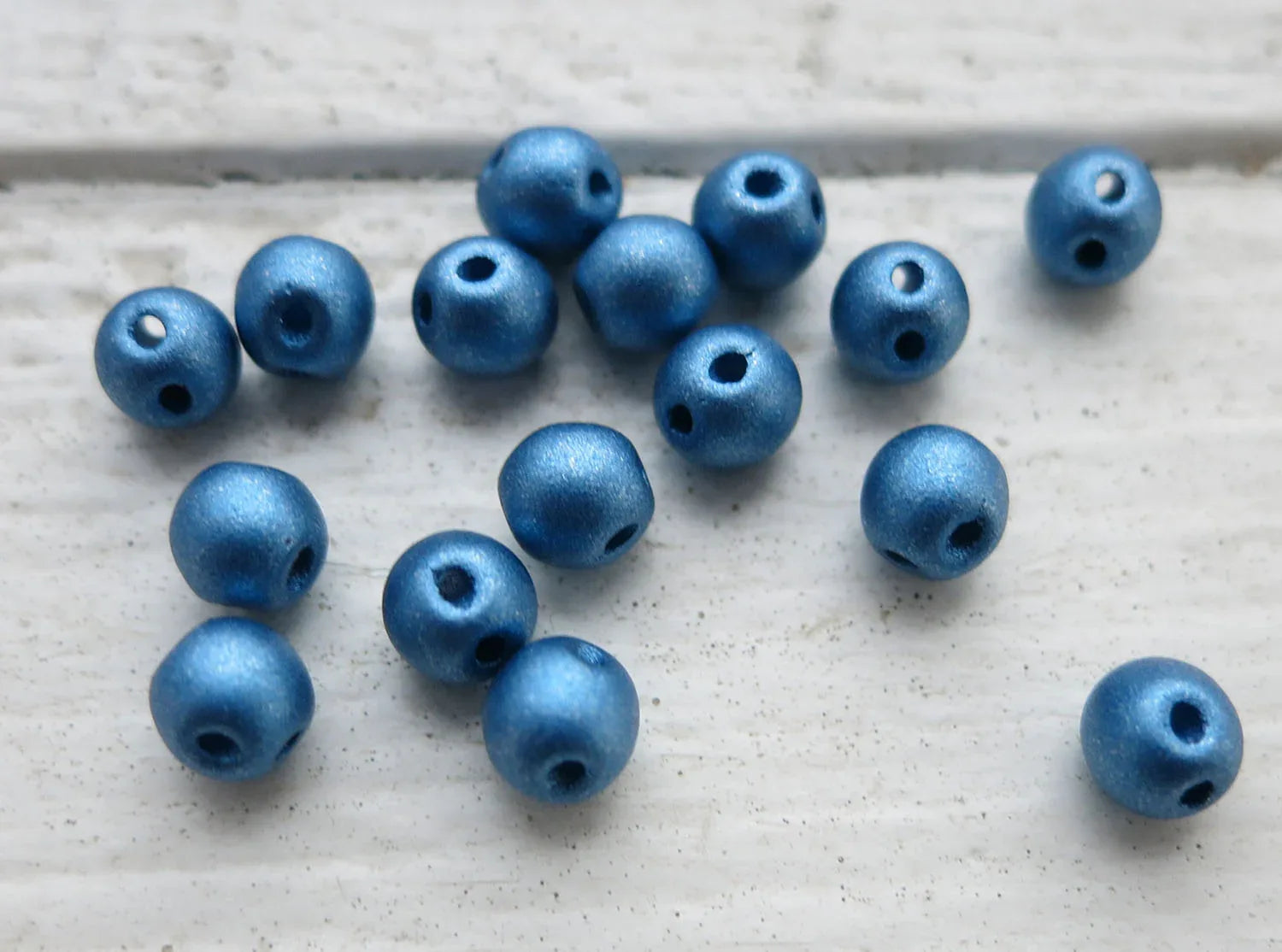 RoundDuo® Mini - Metallic Sea Blue 4mm, 50-pack Hilmas Pyssel
