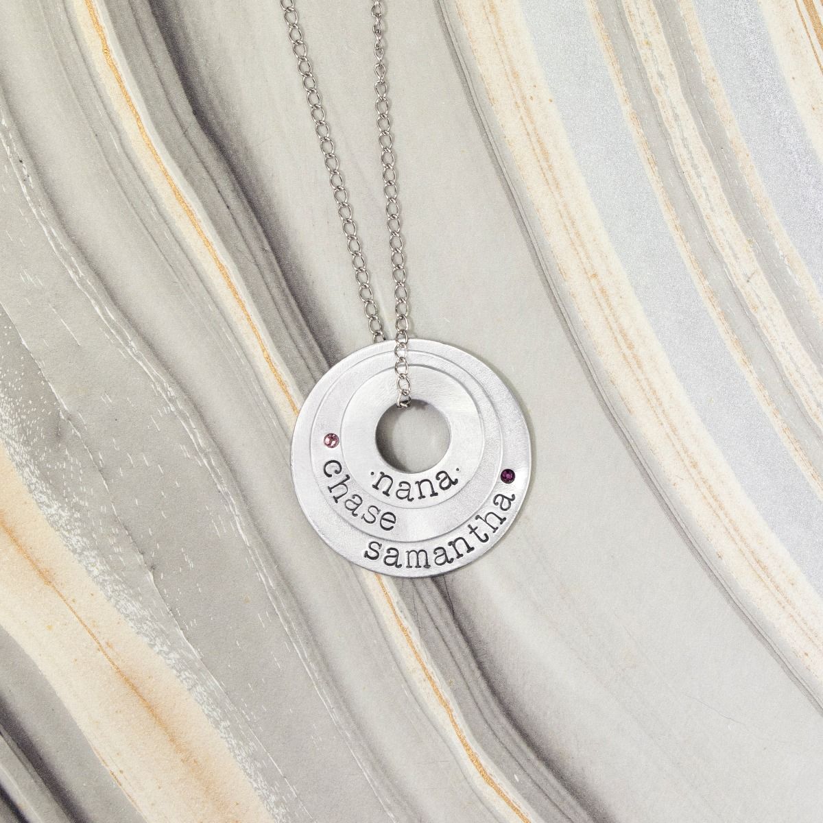 ImpressArt Halsband med 3 st taggar & Kedja ImpressArt